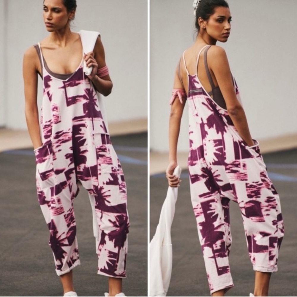 Free People Movement | Hot Shot Printed Onesie | Medium